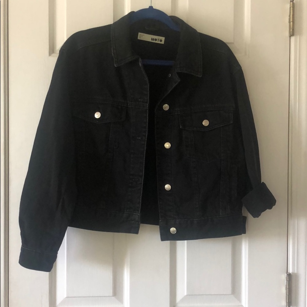 Black jean jacket